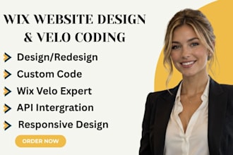 be your wix velo expert, wix developer, wix website design and online store