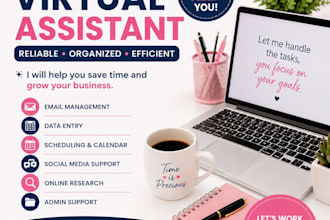 be your reliable virtual assistant for admin tasks and social media support