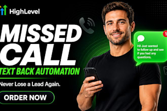 setup gohighlevel sms, ghl missed call, text back automation, sms automation ghl