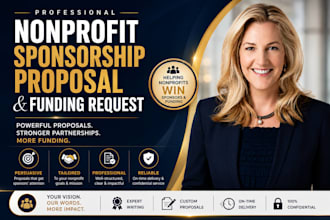 write nonprofit sponsorship proposal and funding request