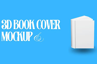 create realistic 3d book cover mockups and device bundles