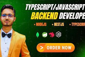 develop scalable backend with nodejs, nestjs, and express