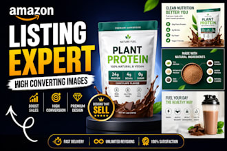 design amazon listing images and product listing images design