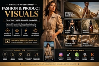 create luxury ai photoshoot images