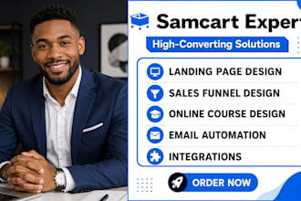 create samcart thrivecart sales funnel,samcart online course