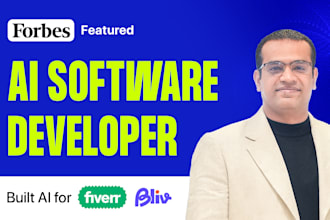 be ai software developer and do ai web application, ai saas app, ai mvp