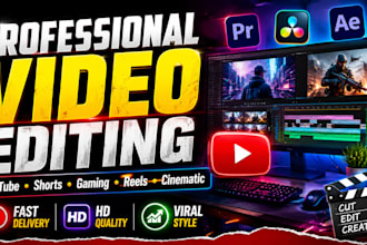 professionally edit engaging videos and shorts