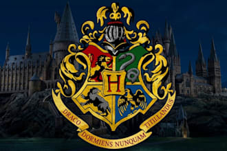 design a magical fantasy academy logo for your brand