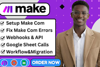 fix make com, made com, setup make com automation, make automation, make expert