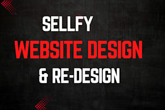 do sellfy website design and redesign