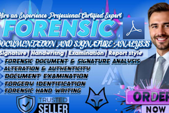 do forensic document analysis handwriting signature verification fraud detection