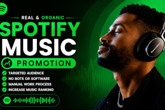 promote your spotify music to increase followers listeners streams organically
