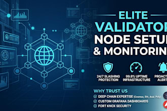 setup validator nodes with monitoring and slashing protection