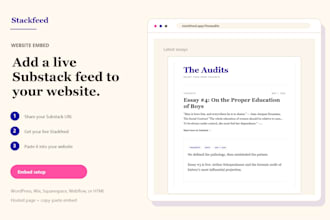 turn your substack into a live website embed