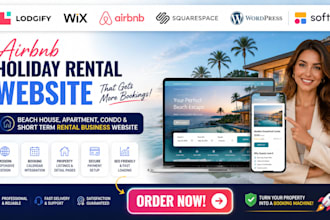 airbnb holiday beach house short term apartment condo rental business website