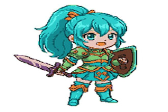 do pixel art animation, spritesheet, game art, indie game, game character