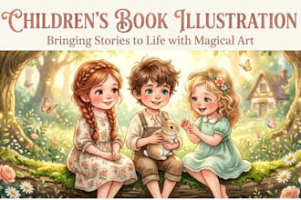 children story book illustration children story children story book illustration