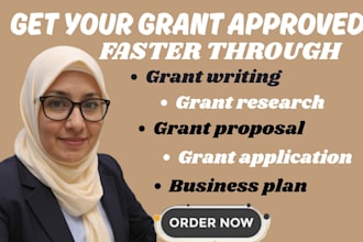 conduct professional research on grants, grant writing, grant proposals,