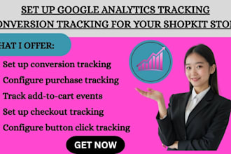 set up google analytic tracking conversion tracking  facebook pixel gtm tracking