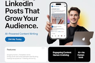 create attractive linkedin post