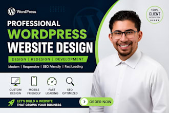 wordpress website website design website development luxury business website