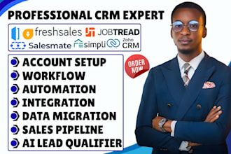 salesmate freshsales automation resimpli housecall jobtread zoho crm integration