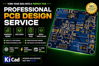design your pcb schematic and layout