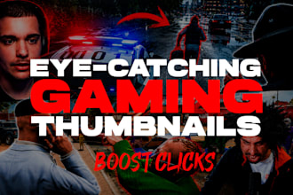 design CTR boosting youtube thumbnail