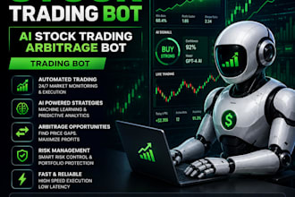build stock trading bot, ai stock trading arbitrage bot, trading bot