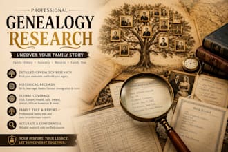 do genealogy family ancestry history research historical family tree research
