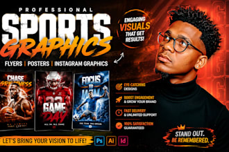 create engaging sports flyers posters and instagram graphics