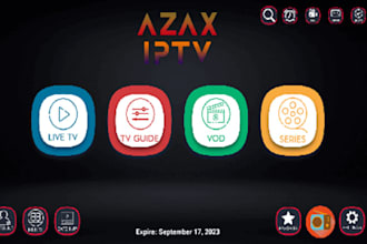 create a massive iptv app rebrand for android, and smart TV