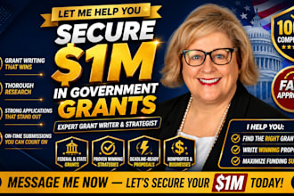 write a winning government grant proposal and application for funding approval