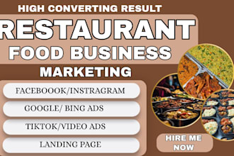 run restaurant leads, food business, restaurant owner, facebook ads, google ads