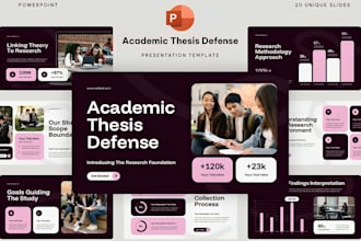 design engaging thesis defense and academic powerpoint slides