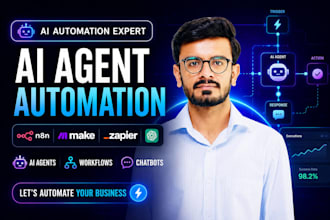build ai automated bot software , chatbots, ai agents automations for you