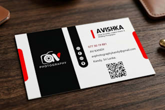 design luxury minimalist logo and business card for photographers