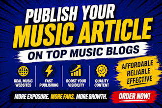 do your music article publish music magazine music blog google news guest post