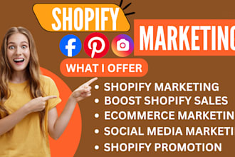 do shopfy marketing to boost shopify sales and conversion