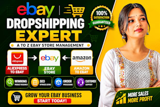 manage your aliexpress to ebay dropshipping store on profit share