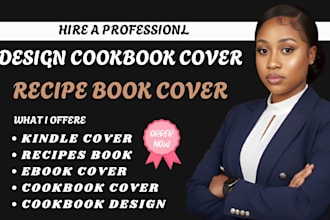 design cookbook recipe book cover, cookbook cover design, cover redesign