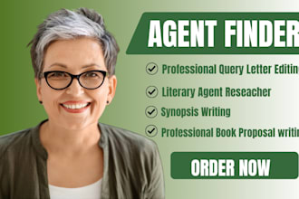 finalize a strategic agent pitch, query letter, synopsis, and book proposal