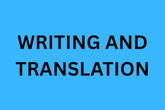 writing and translation spanish writing
