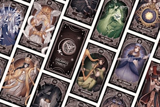 design custom tarot and zodiac cards oracle playing card and tcg designs