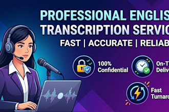 professionally transcribe your audio and video files