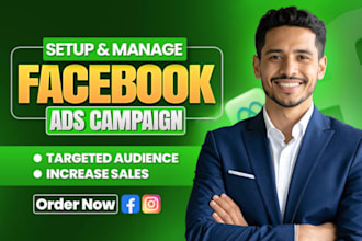 setup and manage facebook instagram and meta ads marketing campaign