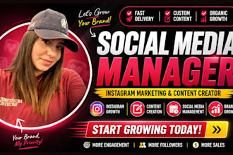 social media marketing manager social media content creator social media manager