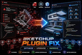 fix, optimize, or improve your sketchup ruby plugin