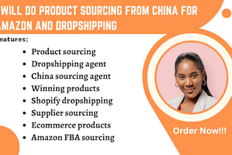 do product sourcing from china for amazon and dropshipping
