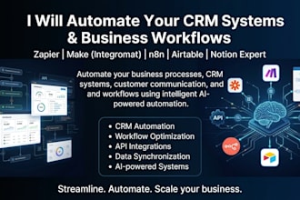 automate your CRM system and business workflows
